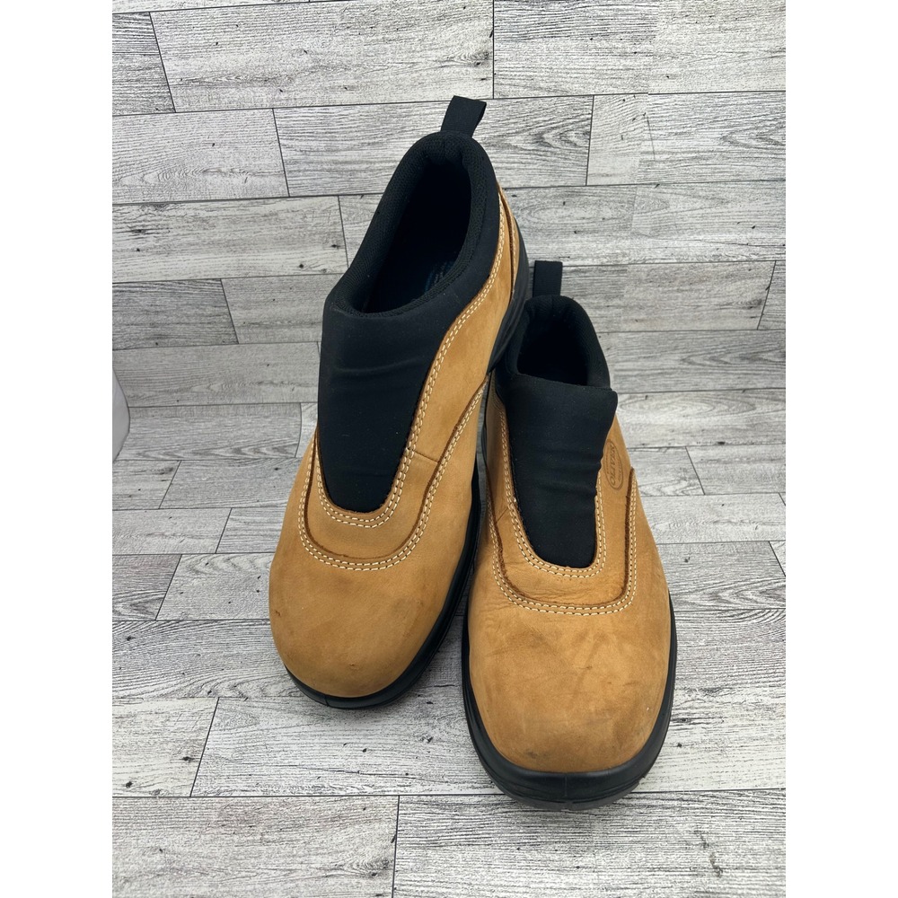 Oliver Bootmakers Since 1887 Tan Suede Slip On Safety Toe Work Shoes Men Sz 13